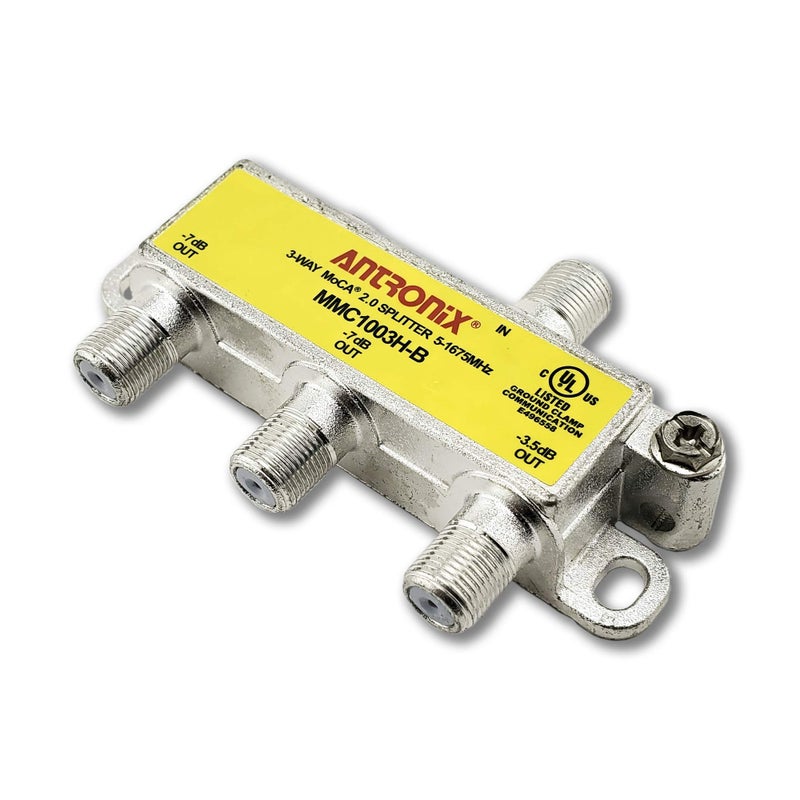 Antronix 3 Way Antronix MMC1003H-B 5-1675 MHz MoCA 2.0 Splitter for Frontier Formerly Verizon Fios - Image 3